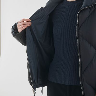 GALERIE VIE ウォータープルーフタフタ リバーシブルショートダウン ウォータープルーフタフタ リバーシブルショートダウン（ダウン