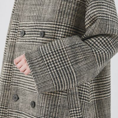GALERIE VIE ギャルリーヴィー チェスターコート チェック GALERIE VIE｜ギャルリー ヴィーのジャケット/アウター