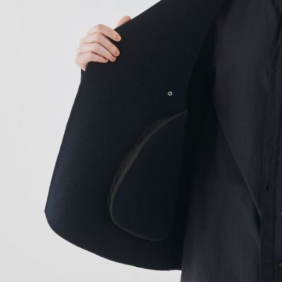 ウールカシミヤダブルフェイス　Ｐコート