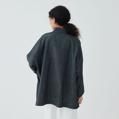 ステイブルーデニム　オーバージャケットコート