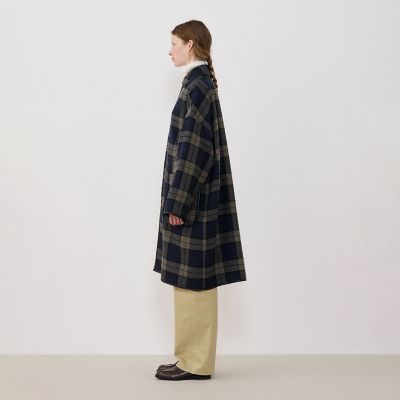 予約商品11月中旬以降順次お届け】タータンウールツイード