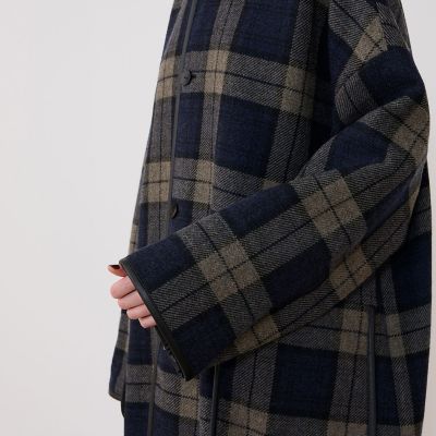 予約商品11月中旬以降順次お届け】タータンウールツイード