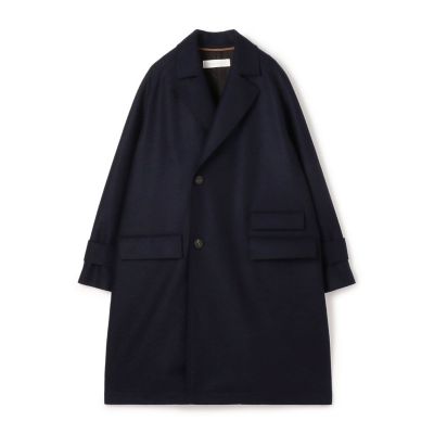 ＜GALERIE VIE (Women)＞【送料無料】スムースプレスドウール　マリンコート