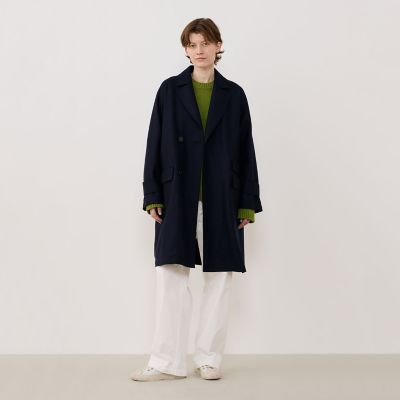 AtelierGG☆新品美品 ヴィンテージ レア　マリンコート 送料無料】スムースプレスドウール マリンコート | GALERIE VIE