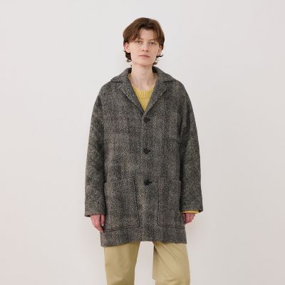 【美品クリーニング済✨️キャピタル ドルマンジャケット ヘリンボーン カシミヤ 美品クリーニング済✨️キャピタル ドルマンジャケット ヘリンボーン