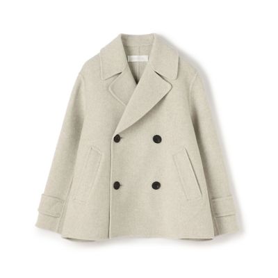 あ*様 クリスヴァンアッシュグレーのウールピーコート サイズ38 あ*様 クリスヴァンアッシュグレーのウールピーコート サイズ38