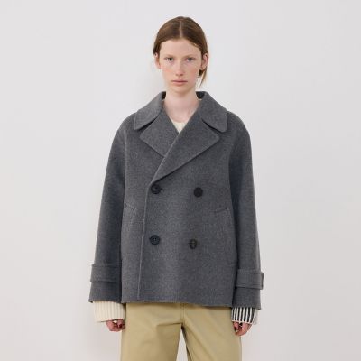 送料無料】ウールカシミヤダブルフェイス Pコート | GALERIE VIE
