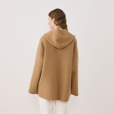 シープライクダブルフェイス フーデッドコート | GALERIE VIE (Women