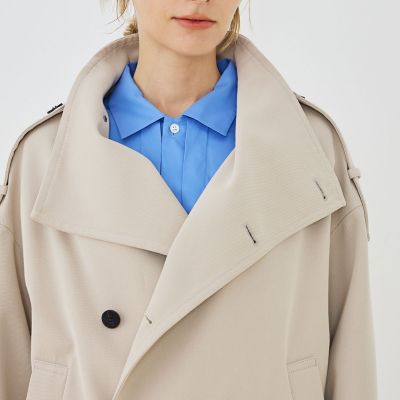 美品　GALERIE VIE　コットンウールギャバジン ショートトレンチコート 中古・古着通販】GALERIE VIE (ギャルリーヴィー) コットンウール