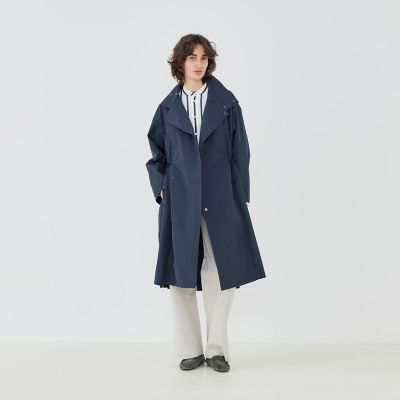 メモリータフタ スタンドカラートレンチコート | GALERIE VIE (Women