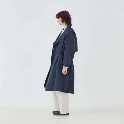 メモリータフタ スタンドカラートレンチコート | GALERIE VIE (Women
