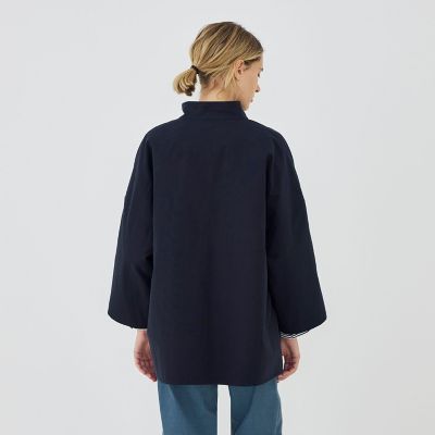 GALERIE VIE ダブルフェイス リバーシブル ショートコート フード ウールカシミヤダブルフェイス フーデッドショートコート | GALERIE