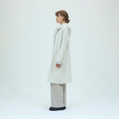 モンゴルカシミヤ フーデッドニットコート | GALERIE VIE (Women