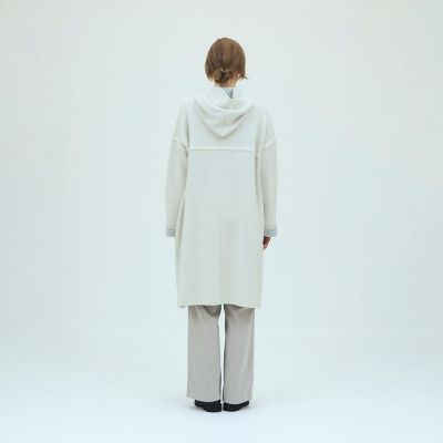 モンゴルカシミヤ フーデッドニットコート | GALERIE VIE (Women