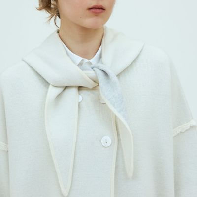 モンゴルカシミヤ フーデッドニットコート | GALERIE VIE (Women