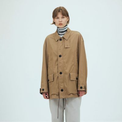 パウダーコットンギャバジン ショートコート | GALERIE VIE (Women