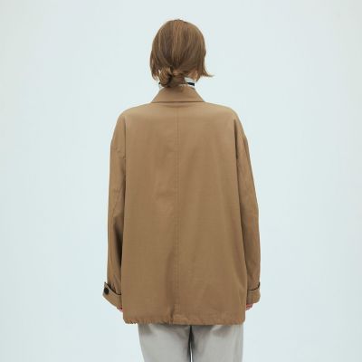 パウダーコットンギャバジン ショートコート | GALERIE VIE (Women