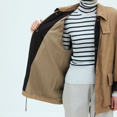 パウダーコットンギャバジン ショートコート | GALERIE VIE (Women
