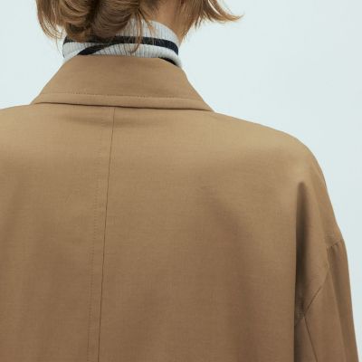 パウダーコットンギャバジン ショートコート | GALERIE VIE (Women