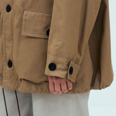 パウダーコットンギャバジン ショートコート | GALERIE VIE (Women