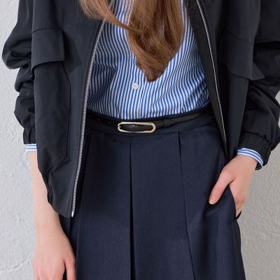 オーバルバックルナローアジャストベルト | MACKINTOSH LONDON (Women