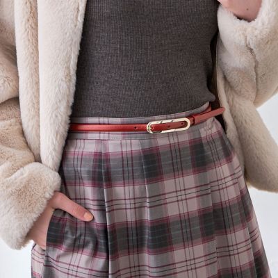 オーバルバックルナローアジャストベルト | MACKINTOSH LONDON (Women