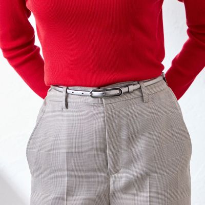 オーバルバックルナローアジャストベルト | MACKINTOSH LONDON (Women