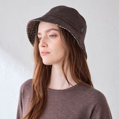 ミックスカラーチェックリバーシブルバケットハット | MACKINTOSH