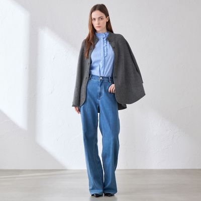 ドルマンスリーブラウンドニットケープ | MACKINTOSH LONDON (Women