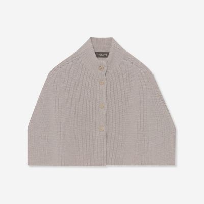 ZEGNA 【SALE】MACKINTOSH LONDON (Women)/マッキントッシュ ロンドン ウールニットケープ グレー トップス【三越伊勢丹/公式】