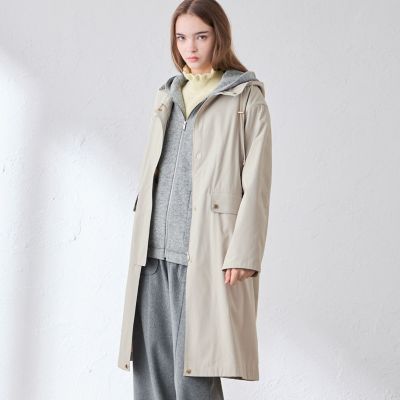 エクラ11月号掲載】ポリエステルナイロンタフタ5WAYコート