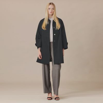 ROSLEY／ロズリー】ウエザーコットンステンカラーコート