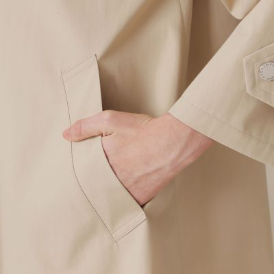 ROSLEY／ロズリー】ウエザーコットンステンカラーコート