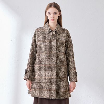 ROSLEY／ロズリー】ミックスドカラーチェックコート