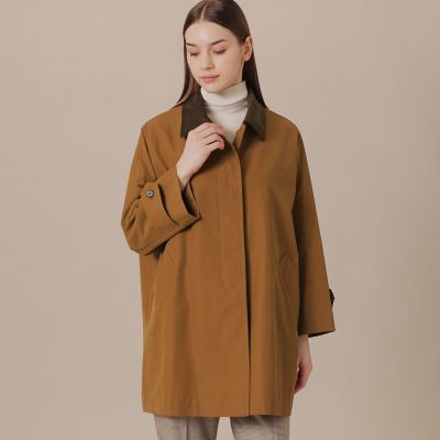 ＜MACKINTOSH LONDON (Women)＞【ＷＥＢ・一部店舗限定】【ＲＯＳＬＥＹ／ロズリー】コットンナイロンピーチコート