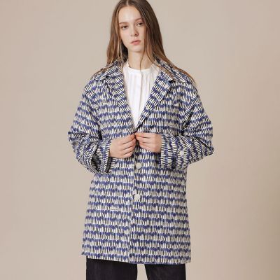 ＜MACKINTOSH LONDON (Women)＞【ｅｃｌａｔ５月号掲載】レインタフタプリントコート