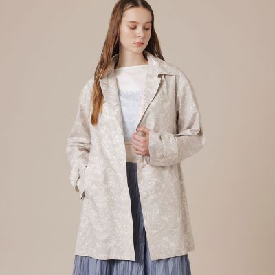 eclat5月号掲載】レインタフタプリントコート | MACKINTOSH
