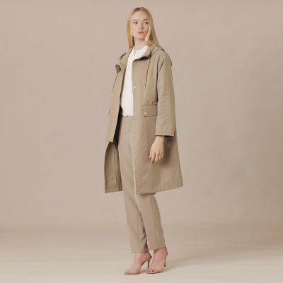 ソフトラミネーションフーデッドコート | MACKINTOSH LONDON (Women
