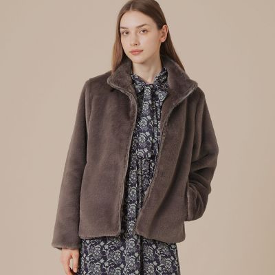 ＜MACKINTOSH LONDON (Women)＞フェイクファージャケット