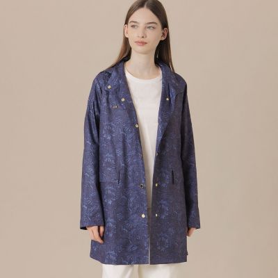 ＜MACKINTOSH LONDON (Women)＞【ＢＩＢＵＲＹ　ＦＬＯＷＥＲ】バイブリーレインタフタコート