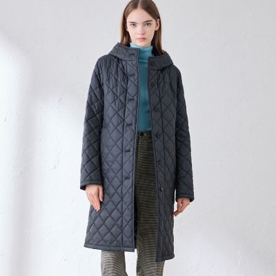 ウールライクノーカラーパデッドコート | MACKINTOSH LONDON (Women