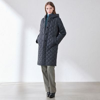 エマキルティングフーデッドコート | MACKINTOSH LONDON (Women