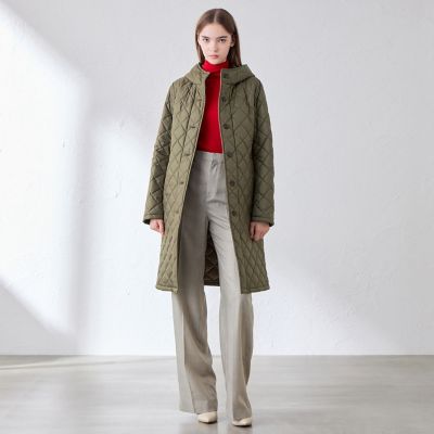 エマキルティングフーデッドコート | MACKINTOSH LONDON (Women