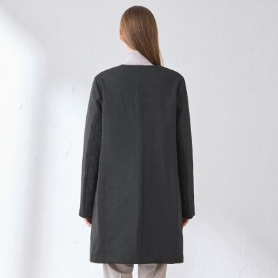 ウールライクノーカラーパデッドコート | MACKINTOSH LONDON (Women