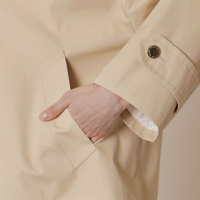 ROSLEY／ロズリー】ウェザーコットンステンカラーショートコート