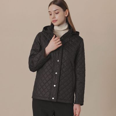キルティングタフタフーデットショートコート | MACKINTOSH LONDON