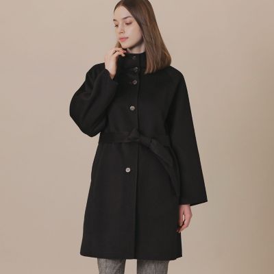 ＜MACKINTOSH LONDON (Women)＞【ＷＥＢ・一部店舗限定】カシミヤブレンドウールリバースタンドカラーコート
