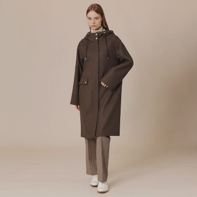 ウールメルトンフーデッドコート | MACKINTOSH LONDON (Women