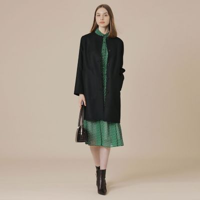 ライトウールリバーノーカラーコート | MACKINTOSH LONDON (Women 