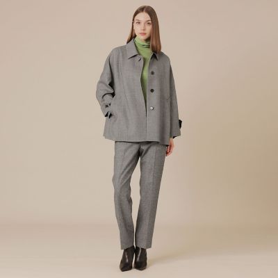 美品 マッキントッシュロンドン リバーコート フード 44 定価132000円 ROSLEY／ロズリー】ライトウールリバーコート | MACKINTOSH